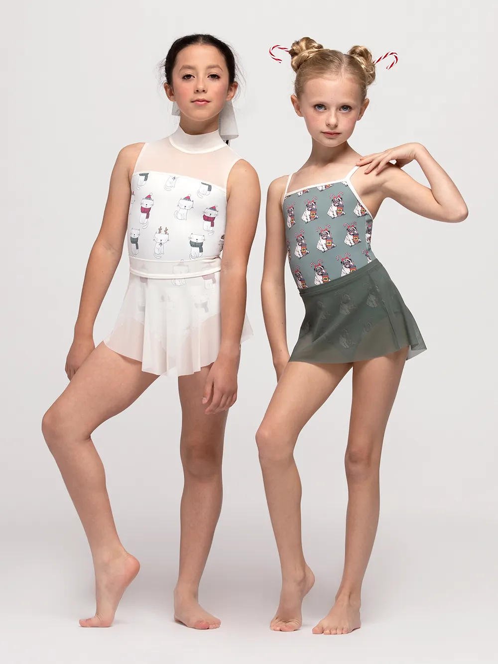 A-Line Skirt Kids Sage Mesh RTW