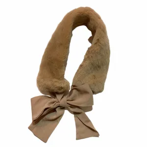 Abby Faux Fur Neck Warmer Scarf