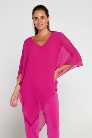 Aubriella Top - Hot Pink