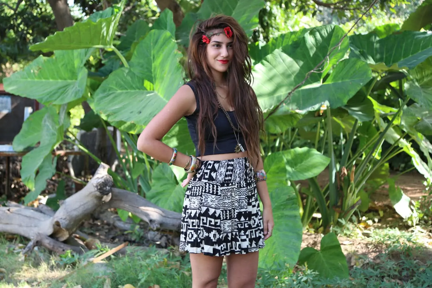 Aztec Tribal Geometric Skirt - Wholesale