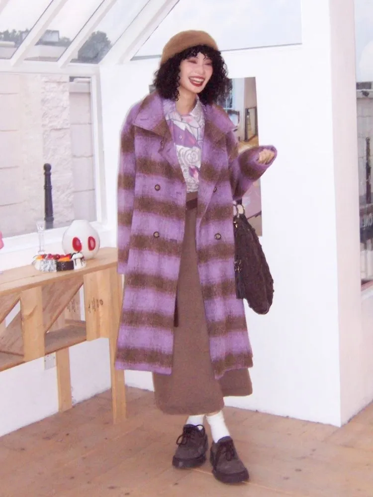 Checkered Long Coat【s0000005121】