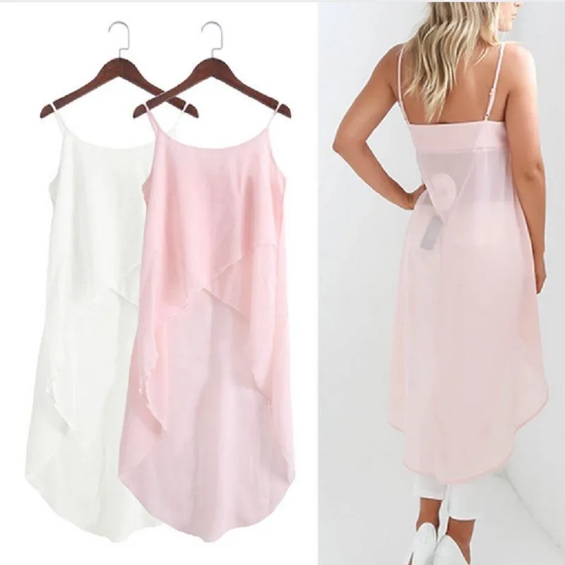 Chiffon Sling Dress Cardigan Top