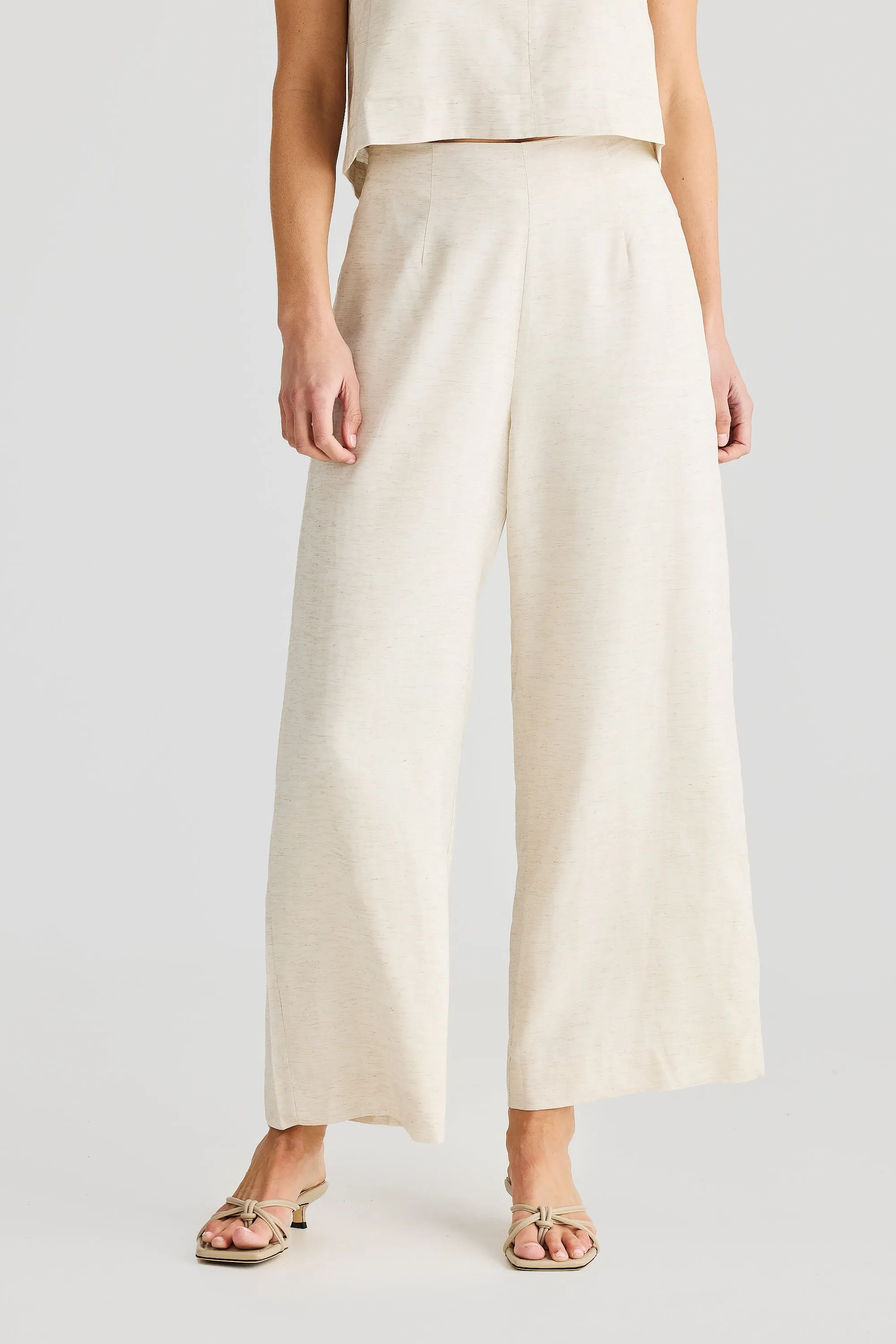 Core Straight Leg Pant - Natural