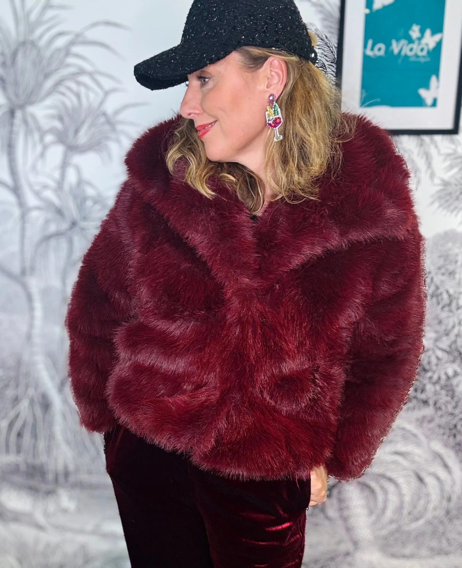 Daphne Faux Fur Coat