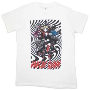 DC Comics Unisex T-Shirt: Harley Quinn Spiral