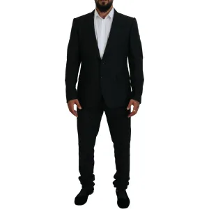 Dolce & Gabbana Black Martini Slim Fit Designer Suit