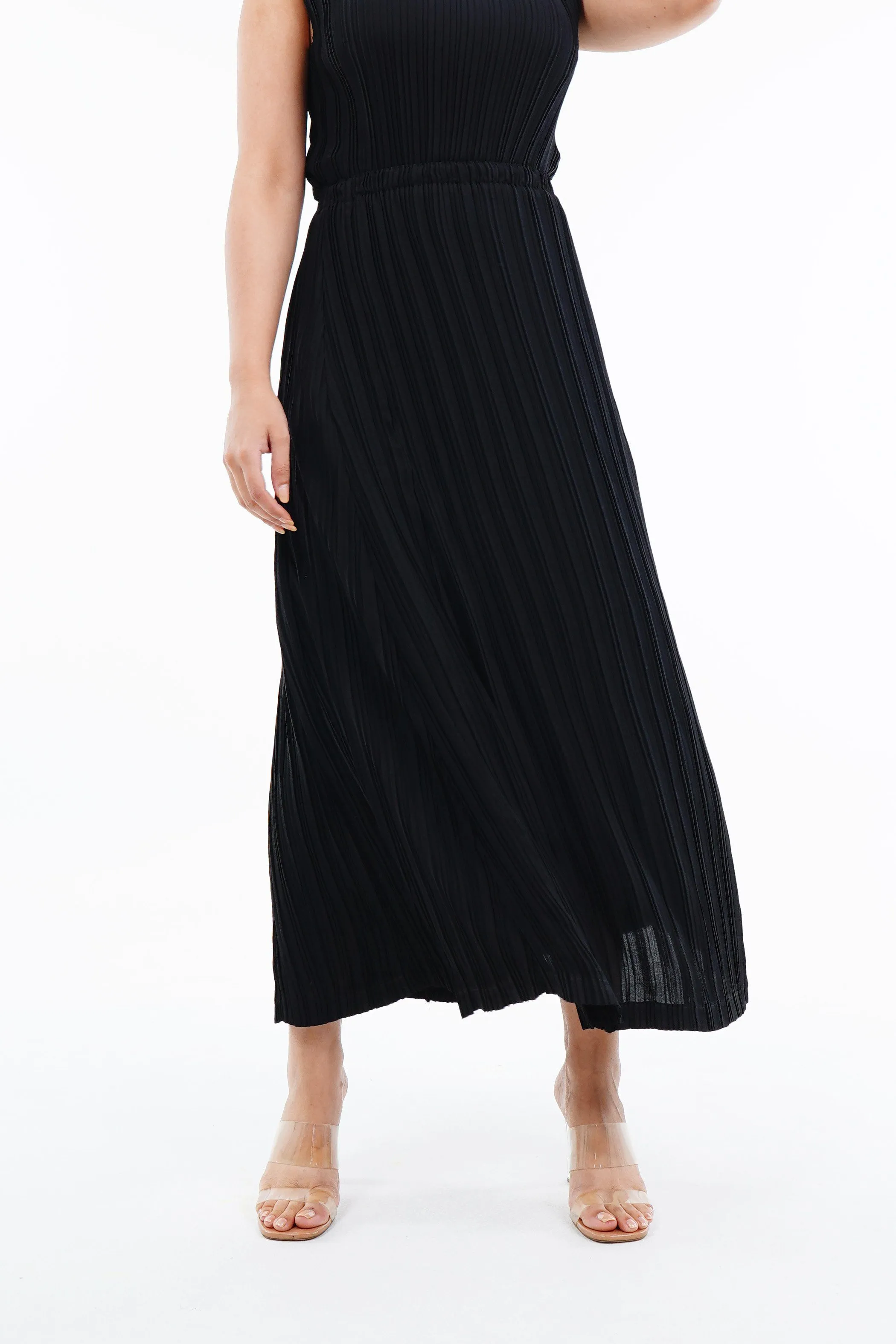 Emmy A-Line Pleated Skirt