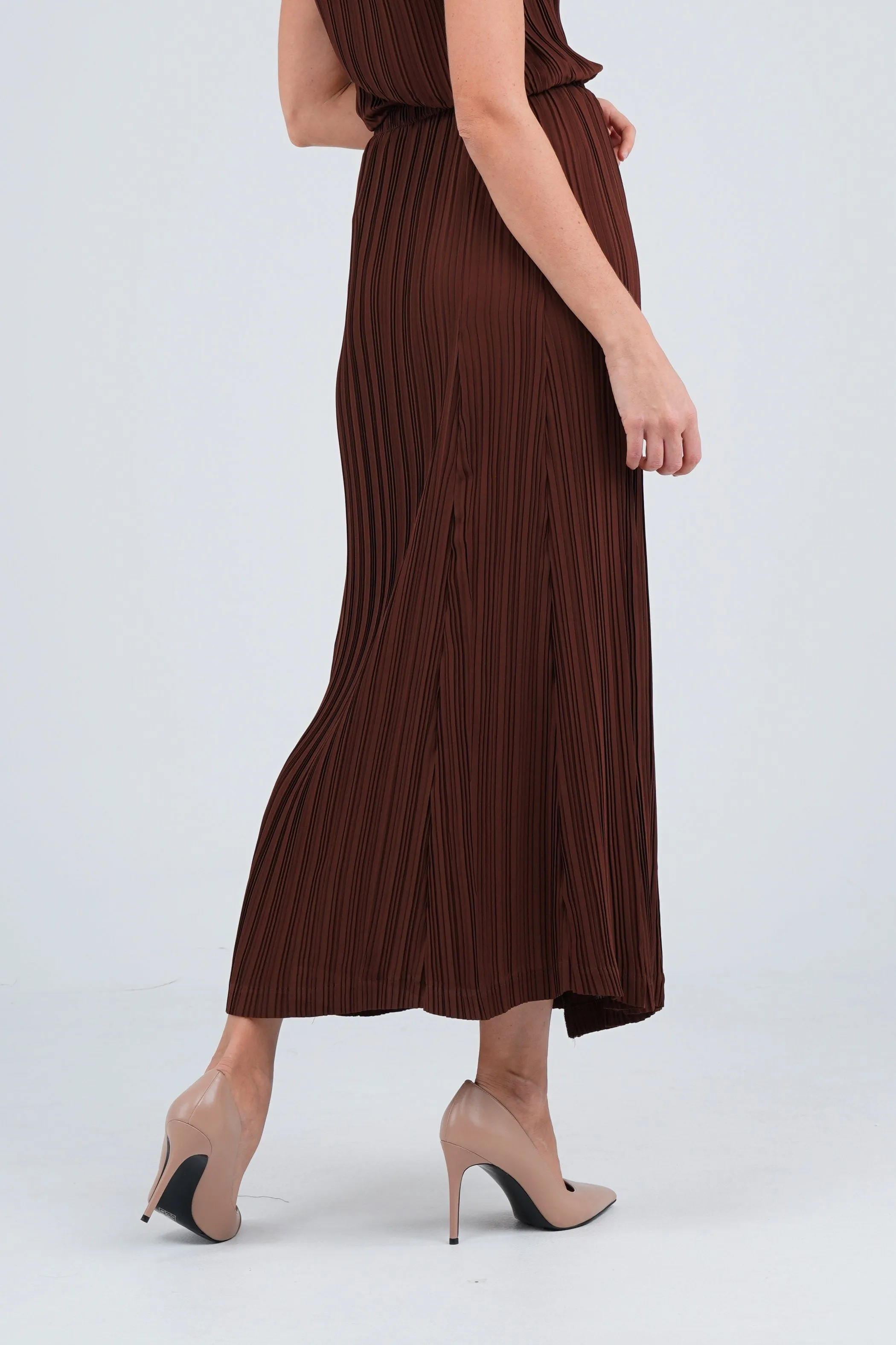 Emmy A-Line Pleated Skirt