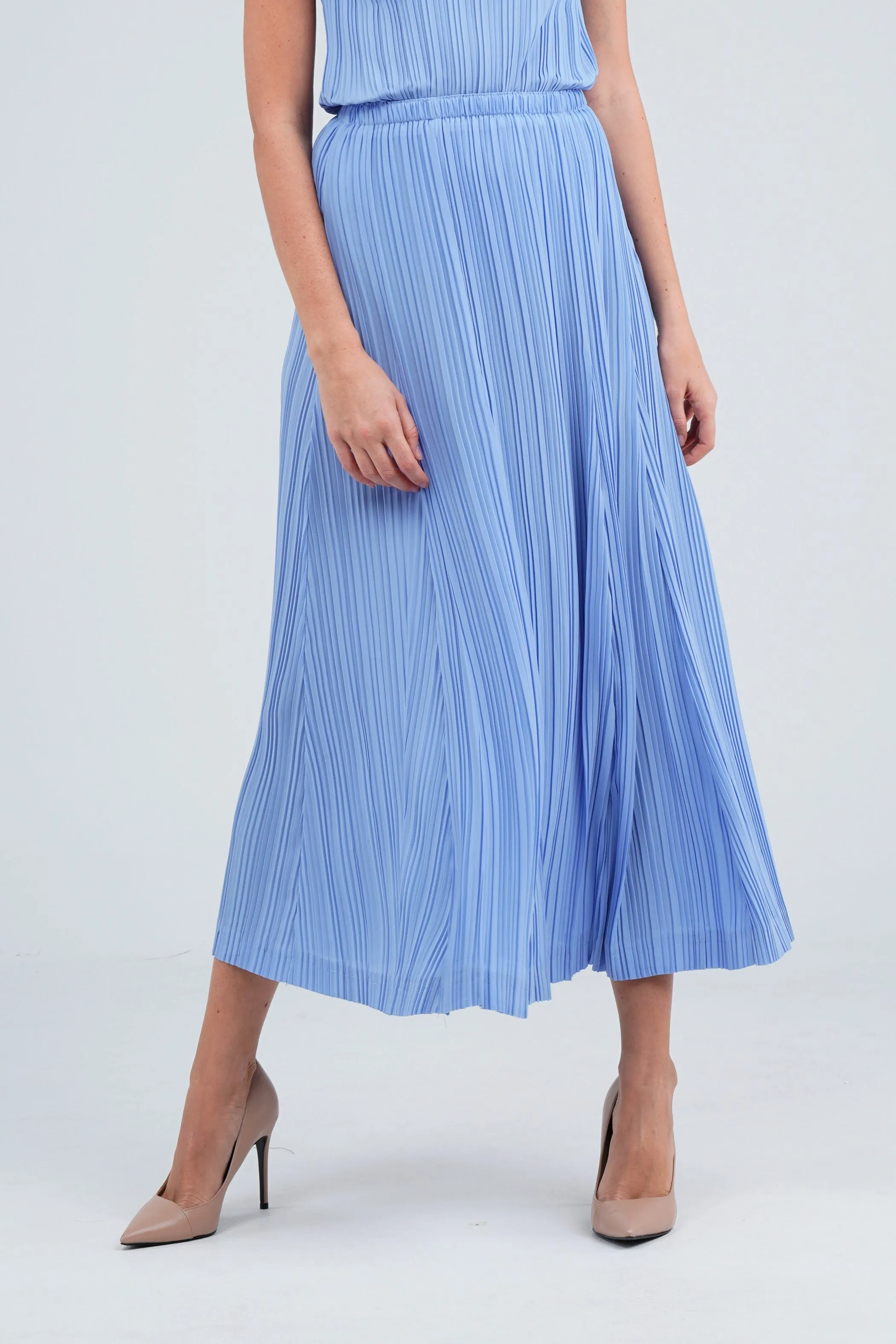 Emmy A-Line Pleated Skirt