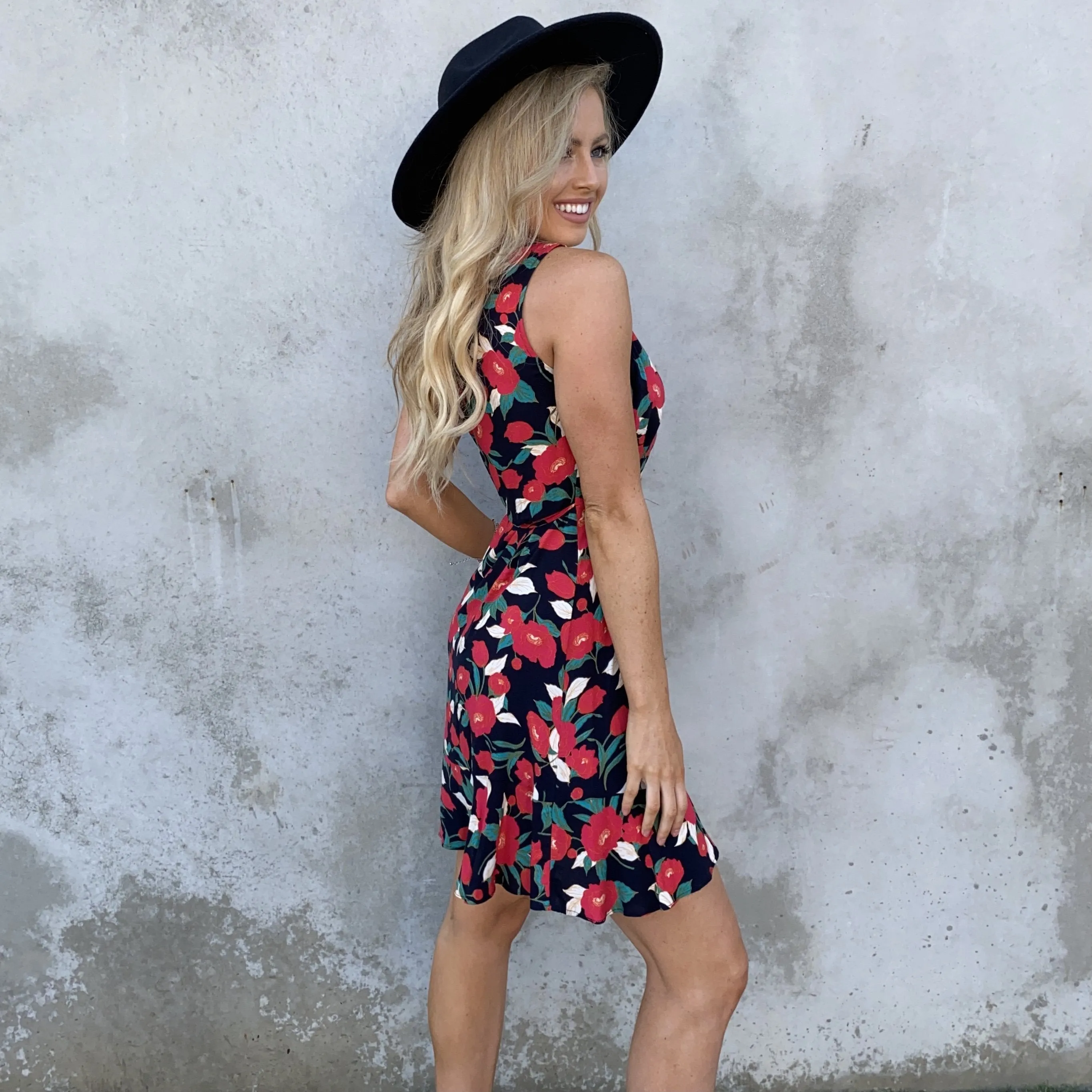 Eva Floral Wrap Dress