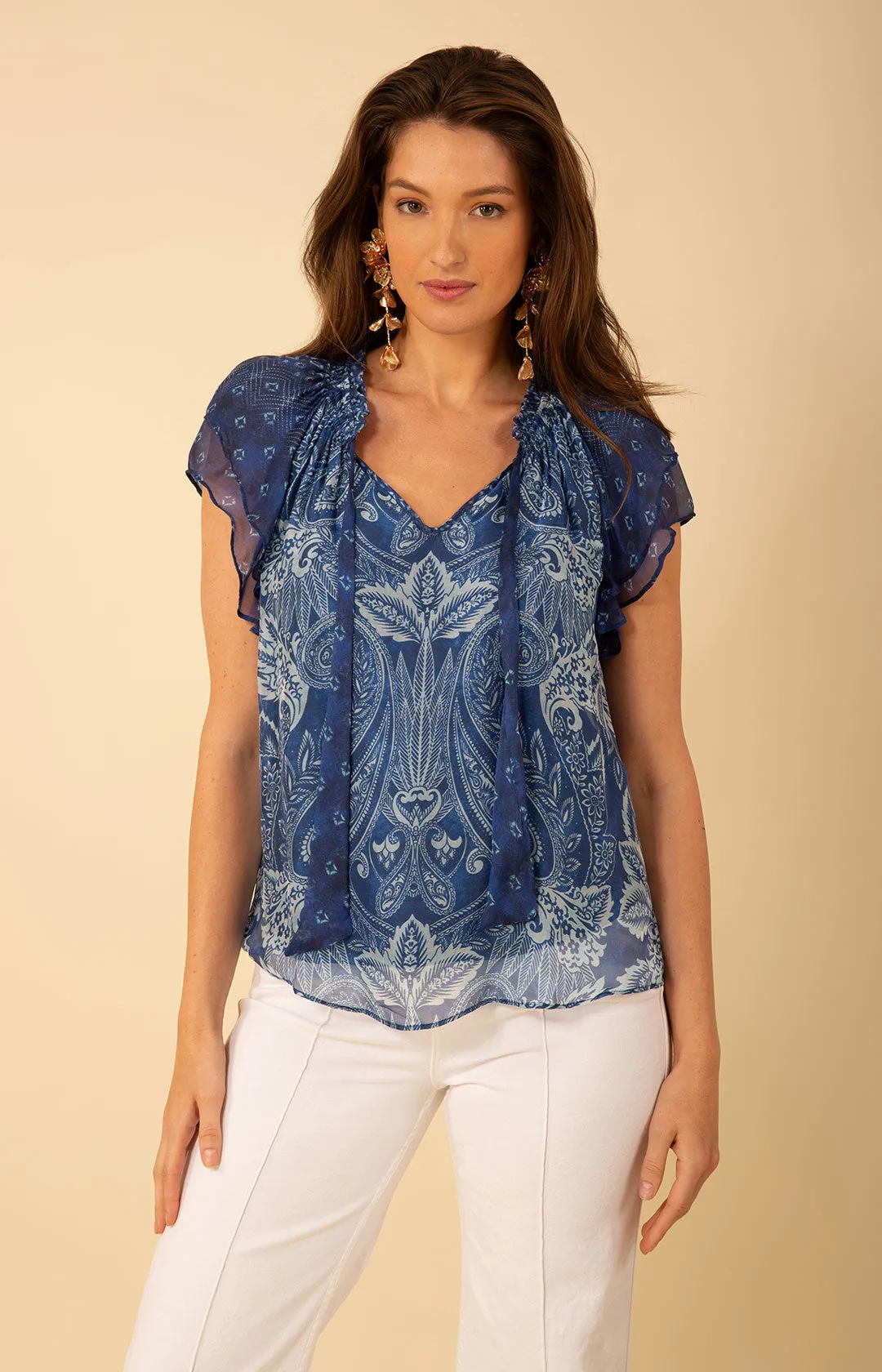 Evelynn Chiffon Top