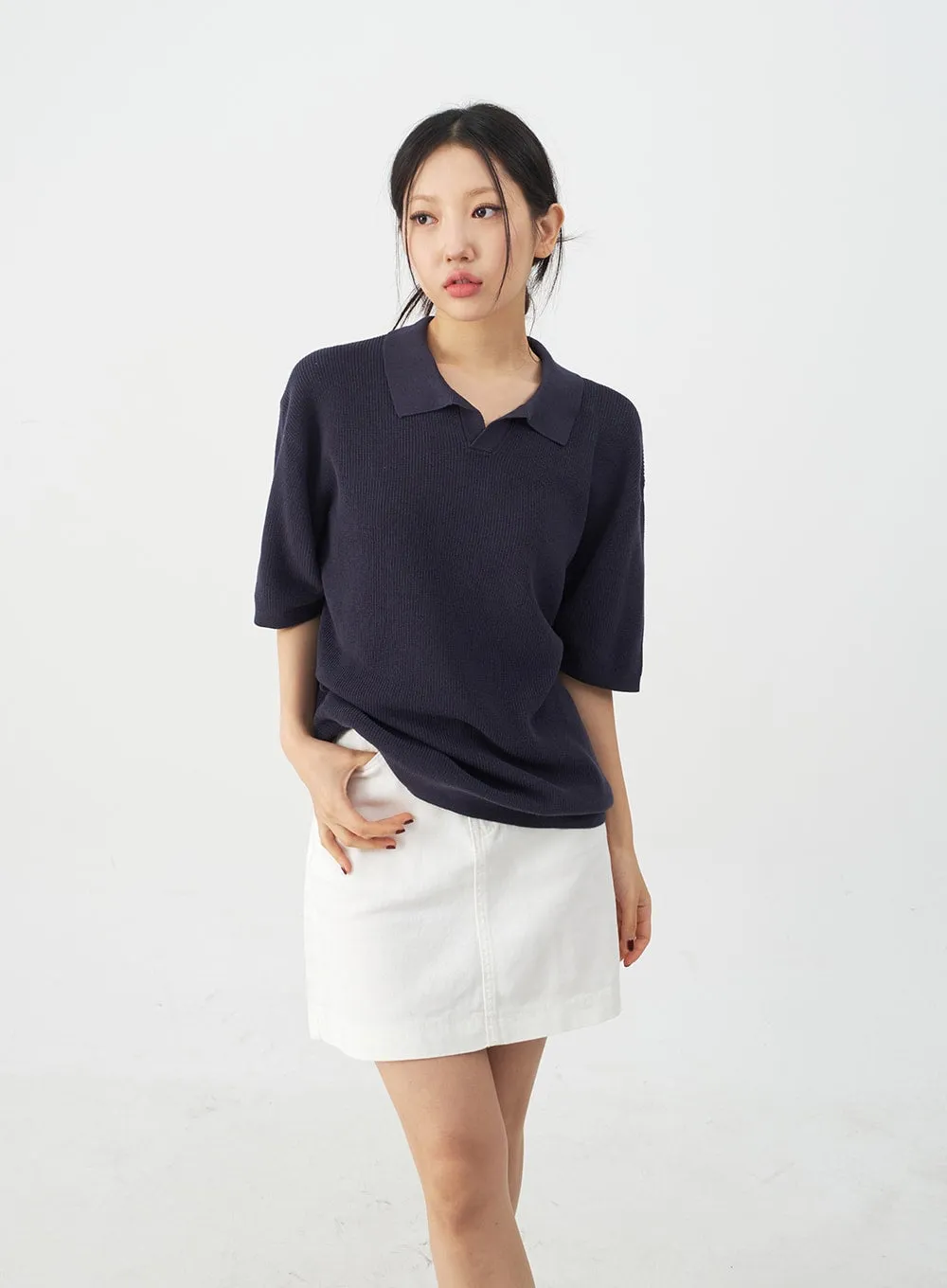 Everyday A Line Cotton Skirt CJ10