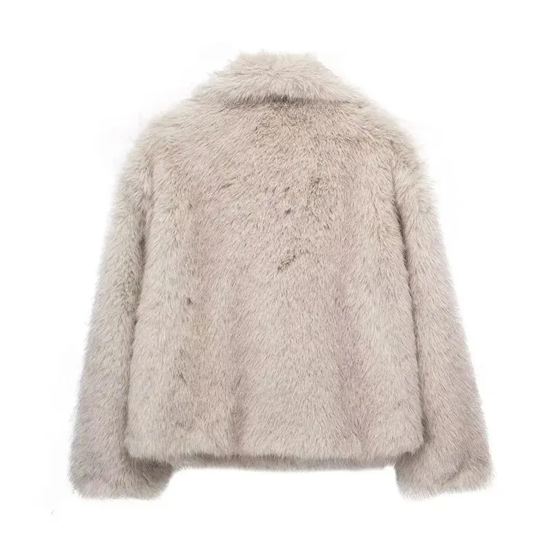 Faux Fur Street Coat