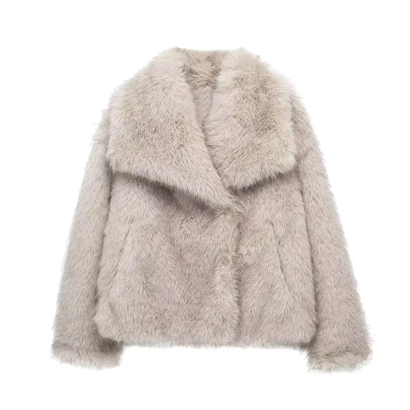 Faux Fur Street Coat