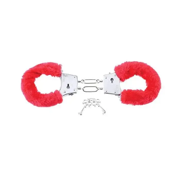 Fetish Fantasy Series Beginner's Furry Cuffs - Red