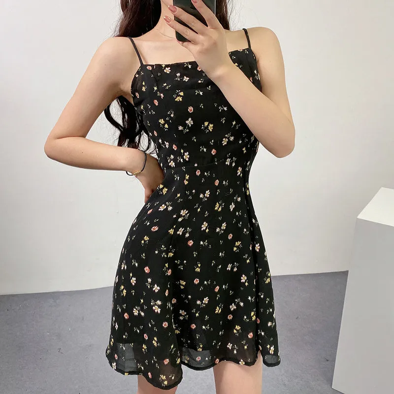 Floral chiffon camisole