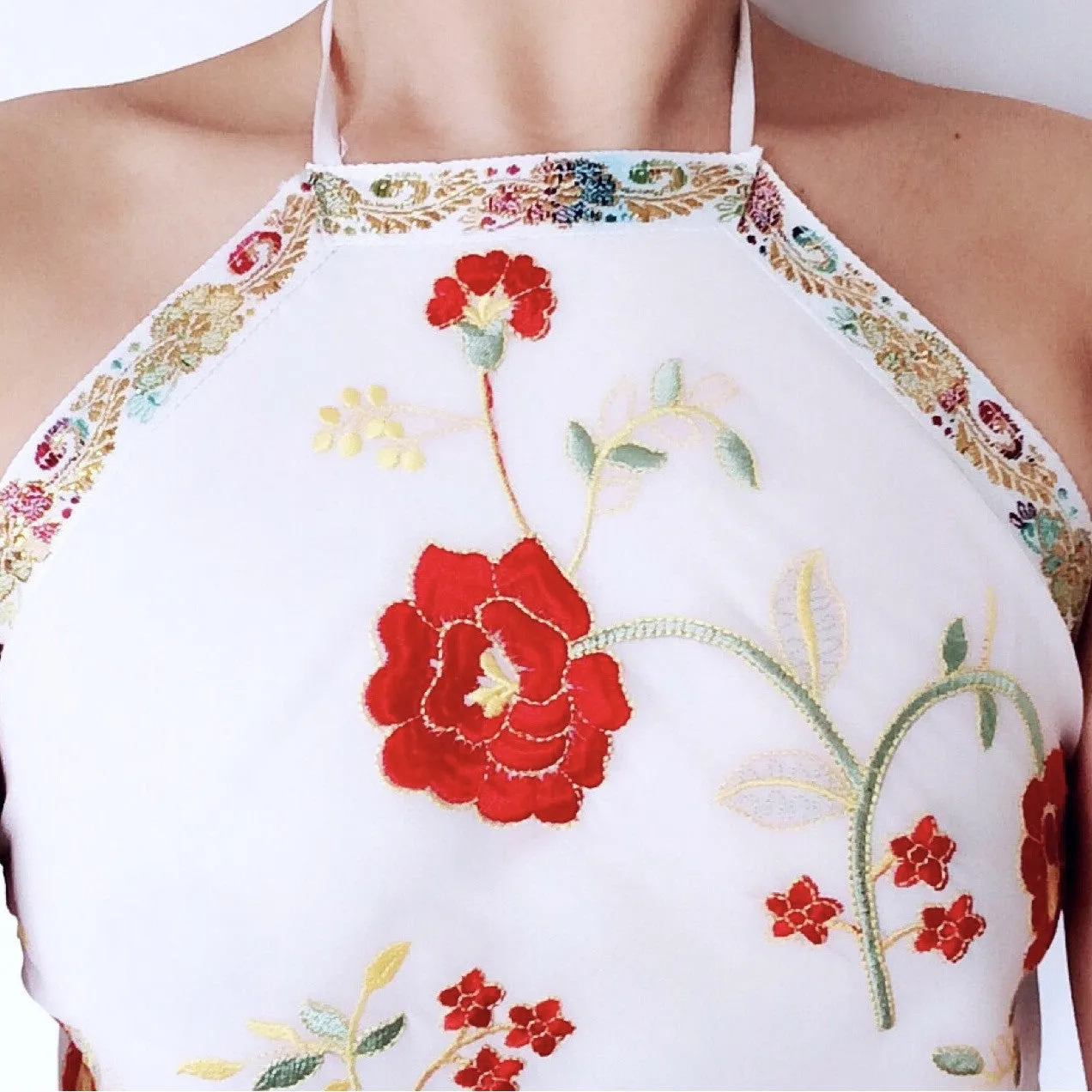 FLORAL CHIFFON TOP