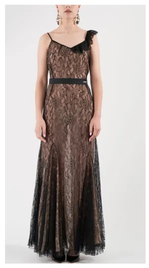 GALLIANO LACE SEMI SHEER