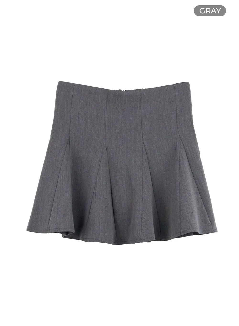 High-Waist Flare Mini Skirt OG429