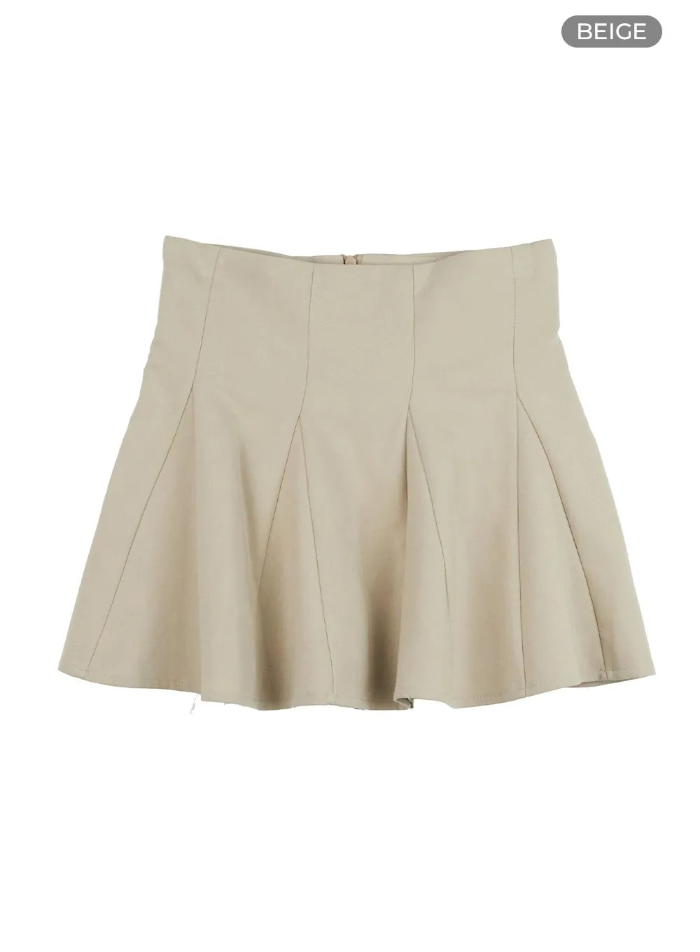 High-Waist Flare Mini Skirt OG429