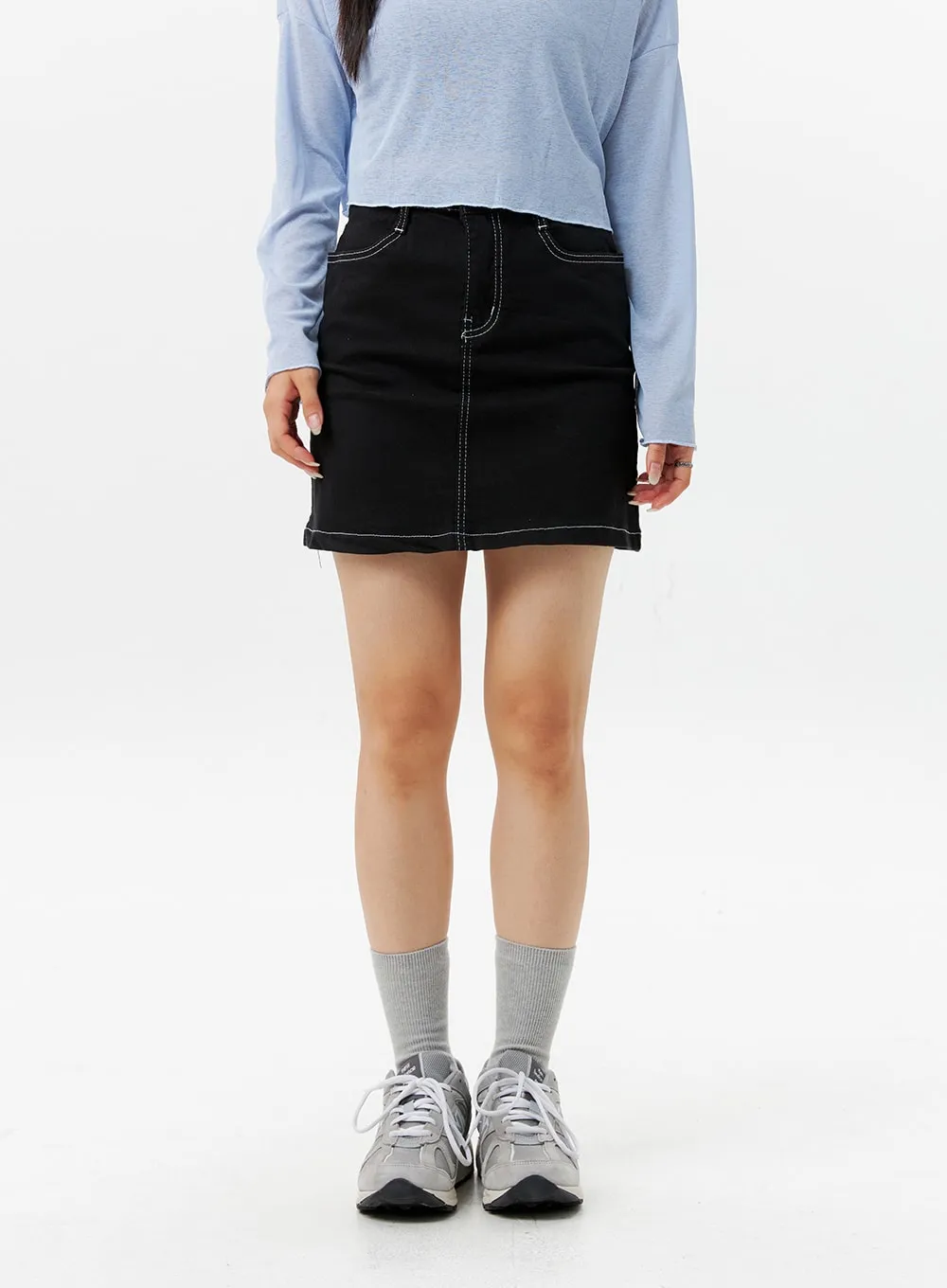 High Waist Mini Skirt OG302