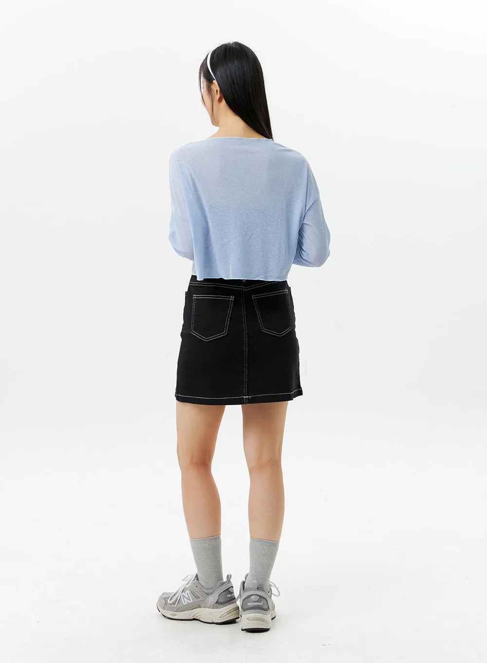 High Waist Mini Skirt OG302