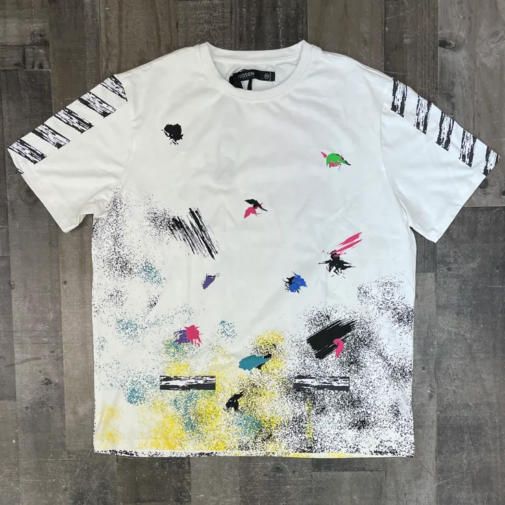 Hudson - color splatter ss tee