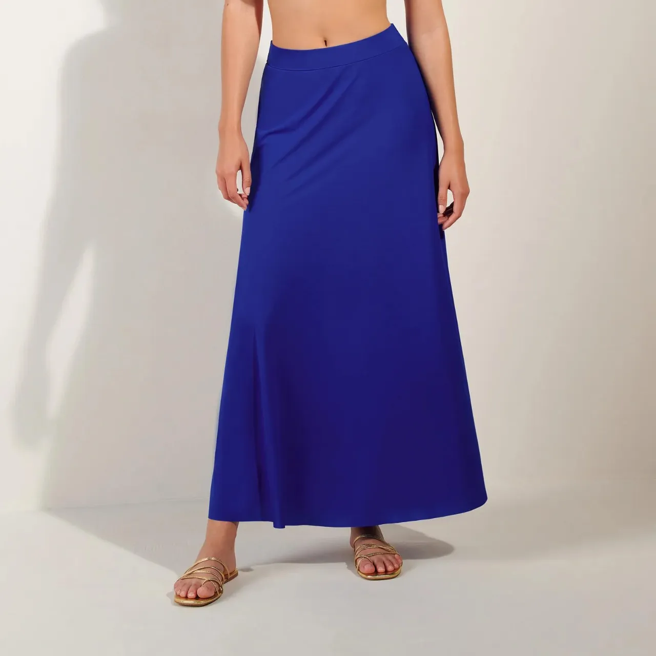 Jaya Maxi Skirt in Sapphire