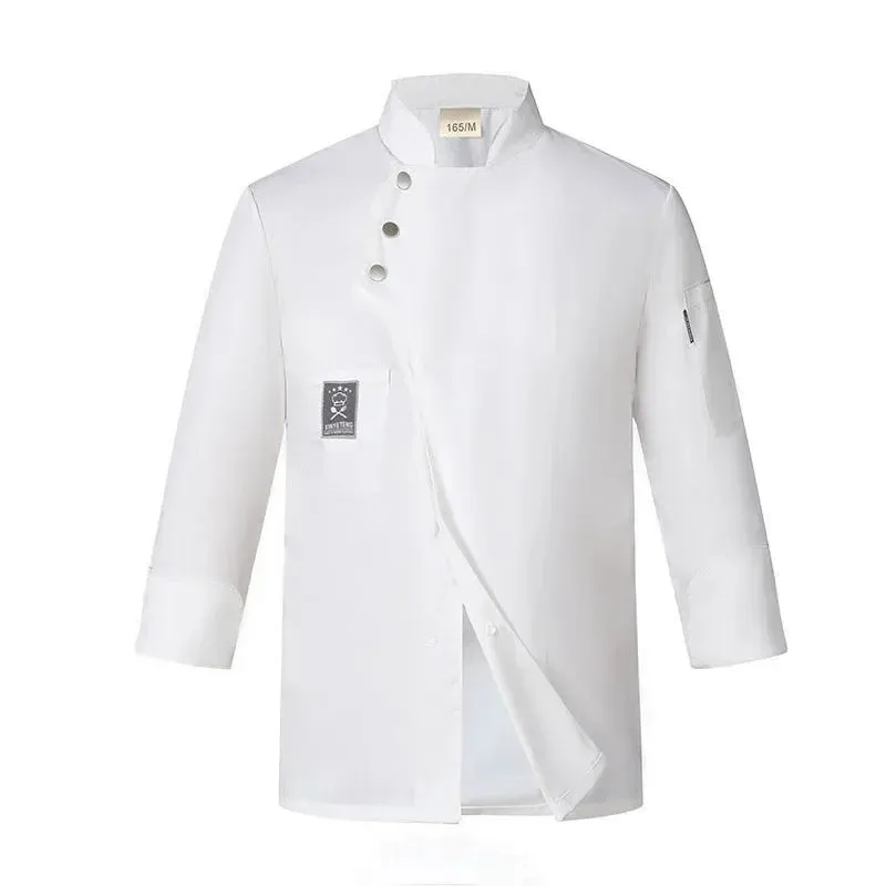 MC - Men’s Chef Uniform | Short and Long Sleeves Breathable Kitchen Coat, Bakery Shirt, Chef Jacket, and Apron for Restaurant Professionals