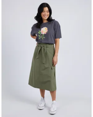 Moss Cargo Skirt - Clover