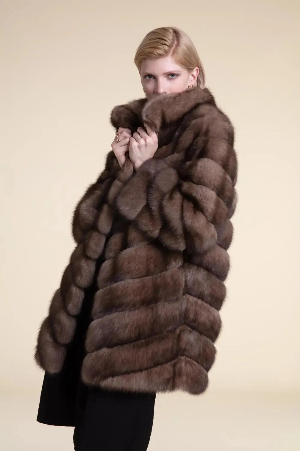 Real sable coat