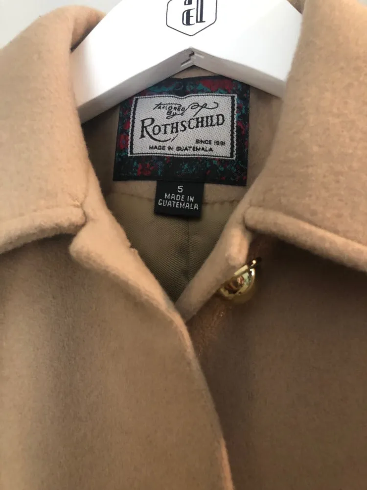 ROTHSCHILD WOOL COAT (SZ S)