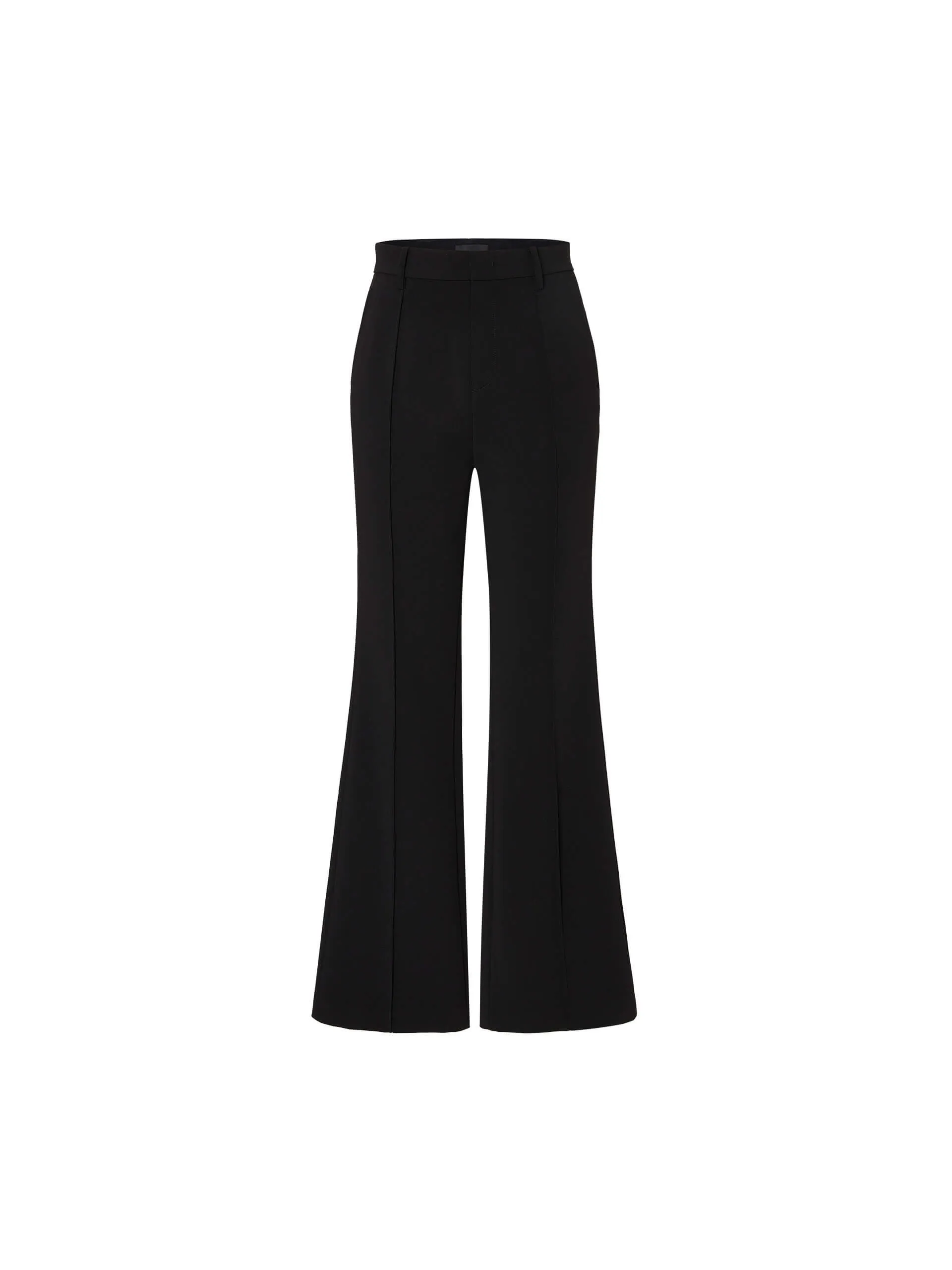 Seams Detail Slit Pants