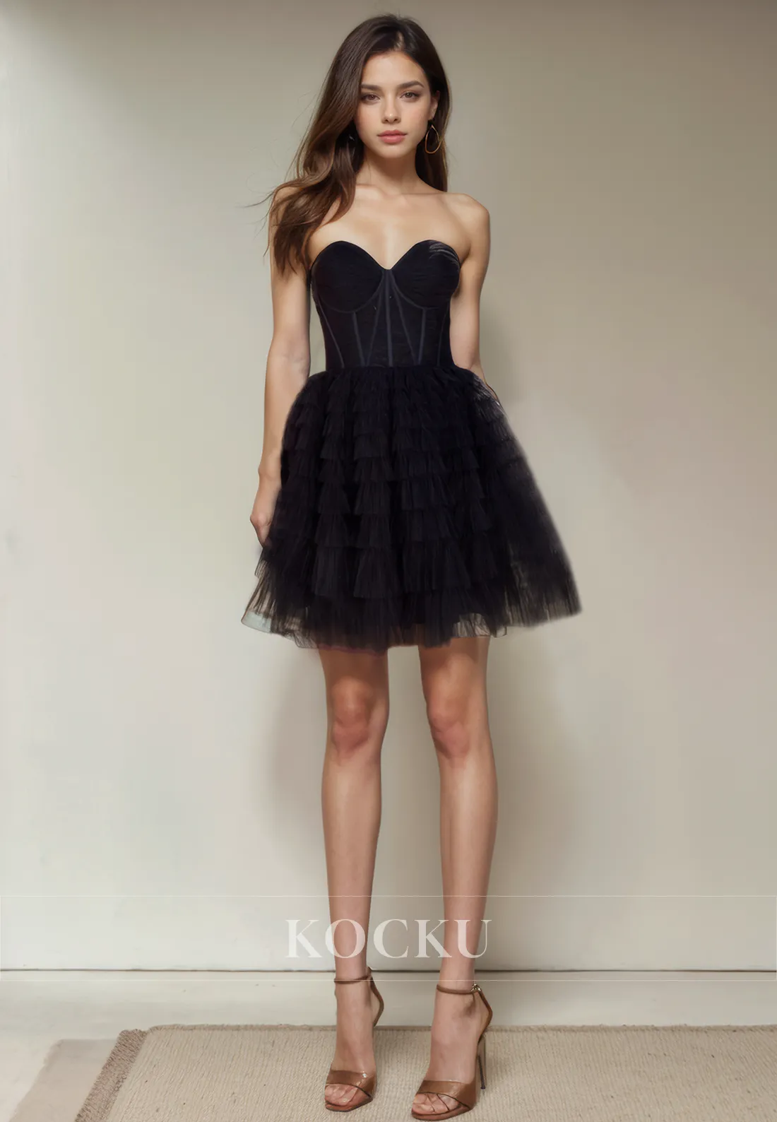 Simple & Casual Sweetheart Sweetheart Sleeveless Party Homecoming Dress