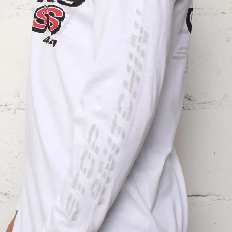 Stop Snitchin L/S T Shirt White