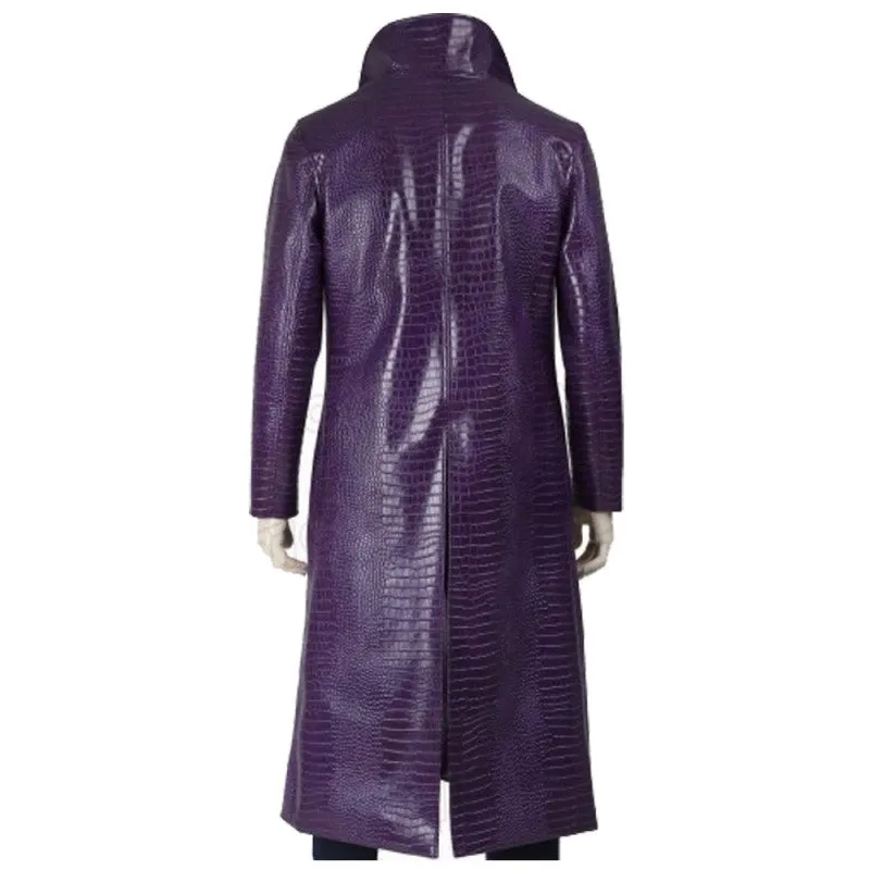 Suicide Squad Jared Leto Joker Purple Coat