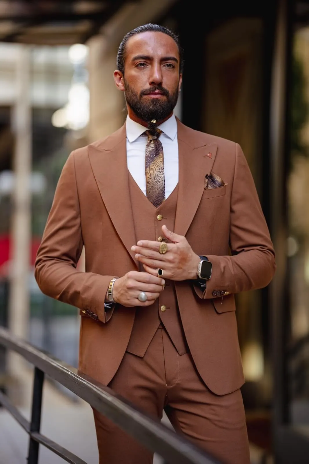 Tile Slim Fit Suit