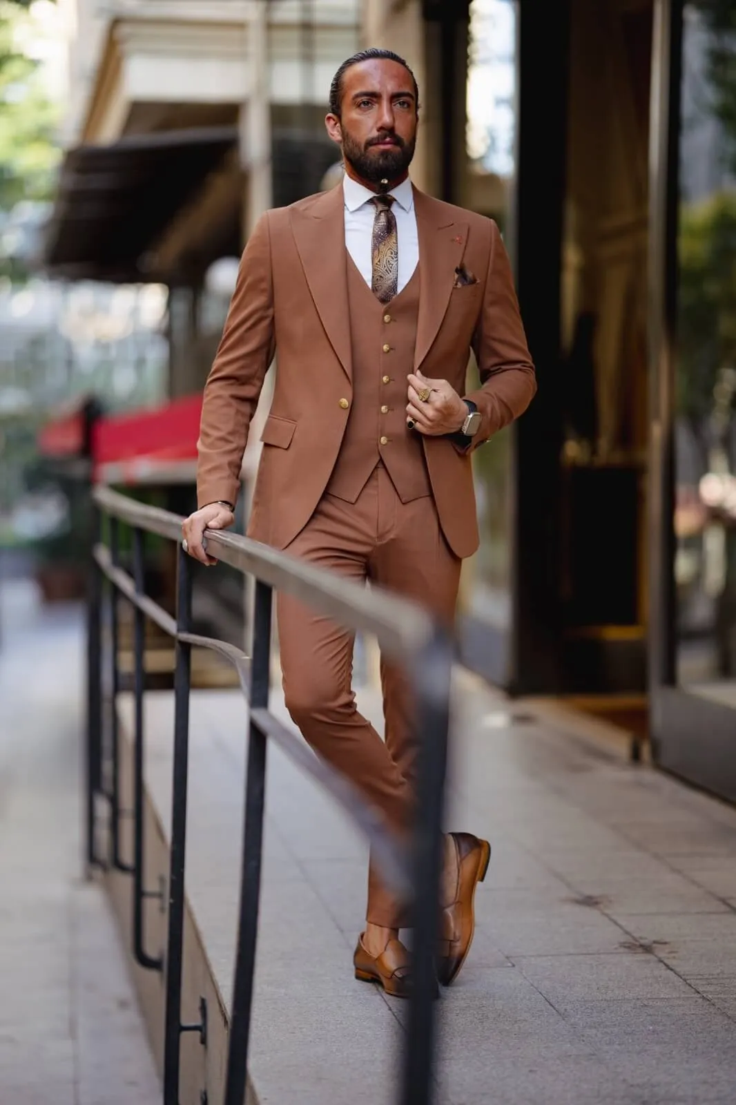 Tile Slim Fit Suit