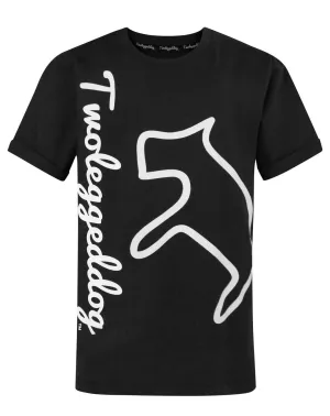 Two Legged Dog Logo Boy's Short Sleeve T-Shirt