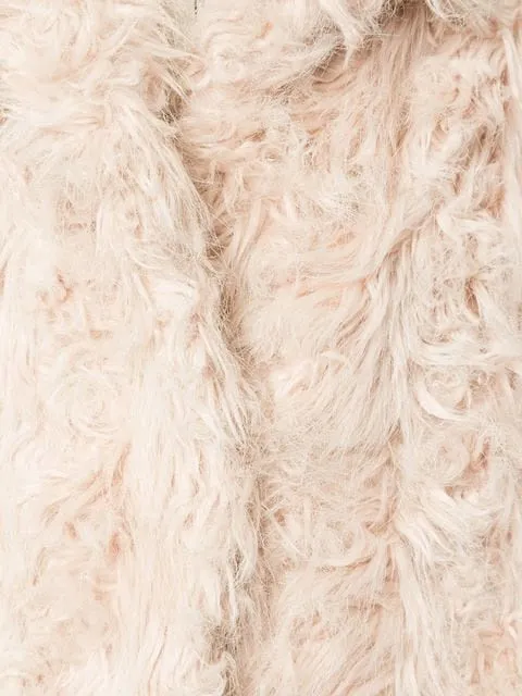 UNREAL FUR ESPERANZA COAT IN BLUSH