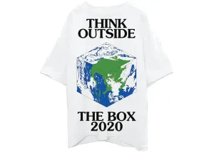 Virgil Abloh Canary Yellow x Think Outside the Box T-shirt White