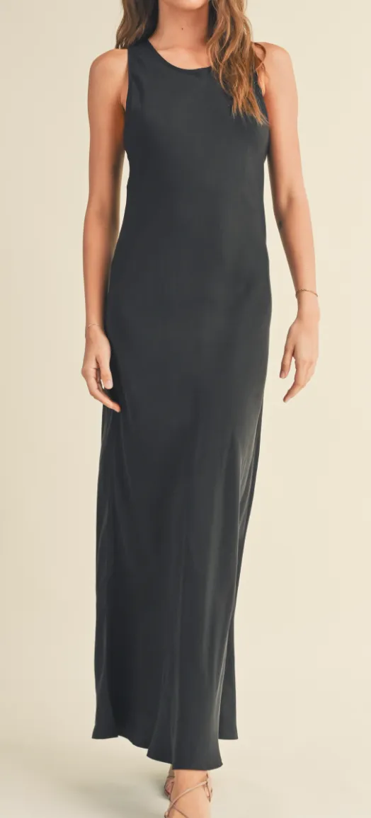 Viscose Simple Long Dress