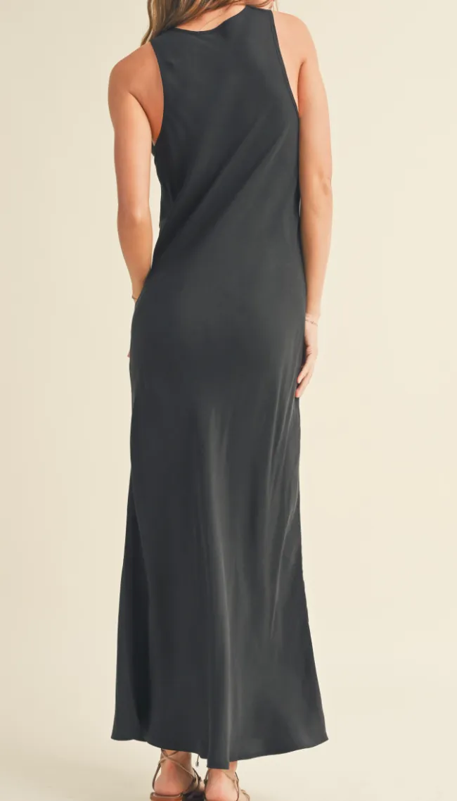 Viscose Simple Long Dress