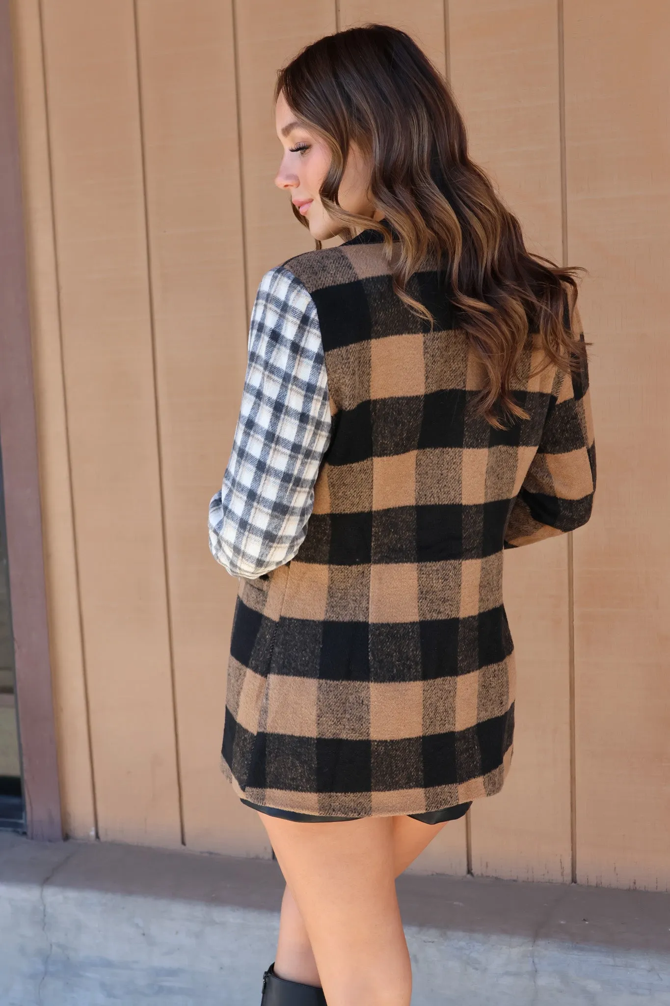 Warm & Cozy Plaid Jacket