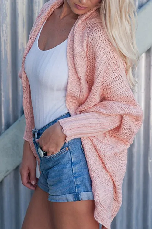 Winchester Pink Knit Cardigan Sweater